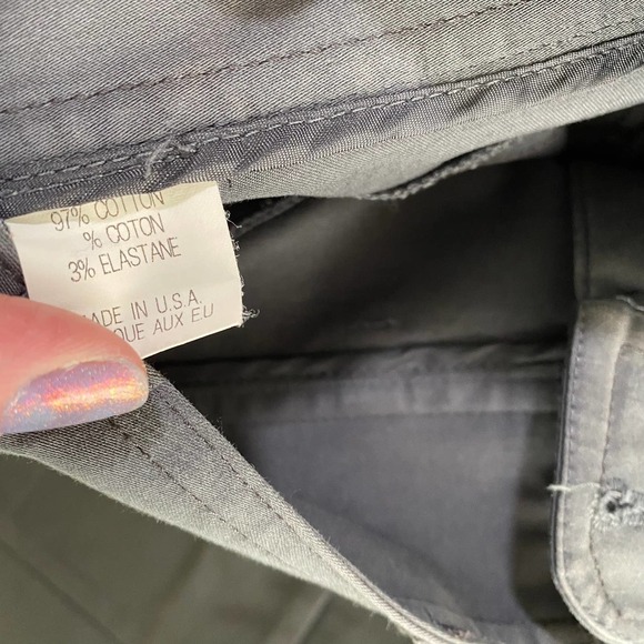 Women's Theory Gray Cargo Pocket  A-Line Mini Skirt Office  Work Professional-2 - Picture 5 of 7